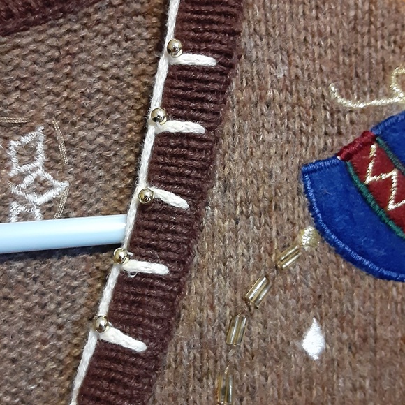 Designers Originals Studio Fa La La Embellished Christmas Vest - Picture 5 of 9